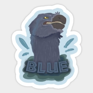 dakotaraptor squad #1 - blue Sticker